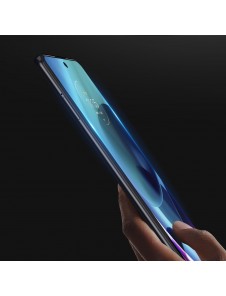 Dux Ducis 9D härdat glas helskärm 9H helskärmshärdat glas med ram för Motorola Moto G71 5G - Svart (väskvänlig)