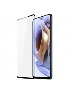 Dux Ducis 9D härdat glas helskärm 9H helskärmshärdat glas med ram för Motorola Moto G41 / G31 - Svart (väskvänlig)