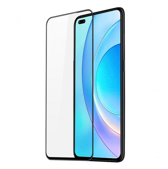 Dux Ducis 9D Tempered Glass helskärm 9H helskärmshärdat glas med ram för Huawei Honor 50 Lite - Svart (väskvänlig)