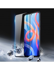 Dux Ducis 9D härdat glas helskärm 9H helskärmshärdat glas med ram för Xiaomi Poco M4 Pro 5G - Svart (väskvänlig)