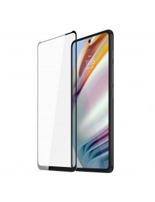 Dux Ducis 9D Tough Screen Protector i härdat glas heltäckande med ram för Motorola Moto G60S / Moto G60 - Svart (väskvänlig)