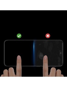 Dux Ducis 9D Tough Screen Protector i härdat glas heltäckande med ram för Motorola Moto G60S / Moto G60 - Svart (väskvänlig)