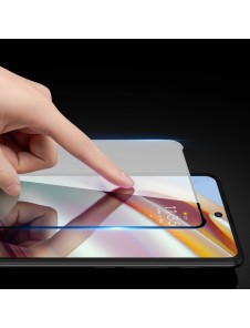 Dux Ducis 9D Tough Screen Protector i härdat glas heltäckande med ram för Motorola Moto G60S / Moto G60 - Svart (väskvänlig)