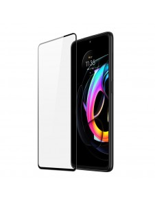 Dux Ducis 9D Tough Screen Protector i härdat glas täckt med ram för Motorola Moto Edge 20 Lite - Svart (väskvänlig)