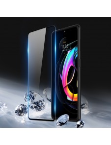 Dux Ducis 9D Tough Screen Protector i härdat glas täckt med ram för Motorola Moto Edge 20 Lite - Svart (väskvänlig)