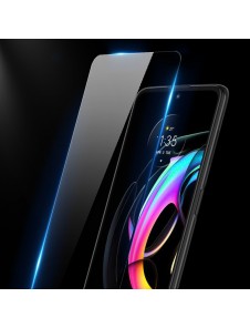 Dux Ducis 9D Tough Screen Protector i härdat glas täckt med ram för Motorola Moto Edge 20 Lite - Svart (väskvänlig)