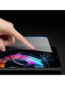 Dux Ducis 9D Tough Screen Protector i härdat glas täckt med ram för Motorola Moto Edge 20 Lite - Svart (väskvänlig)