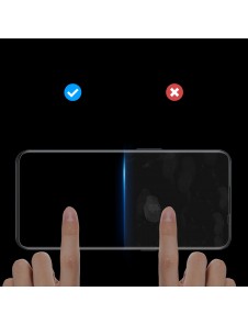 Dux Ducis 9D Tough Screen Protector i härdat glas täckt med ram för OnePlus Nord 2 5G - Svart (väskvänlig)