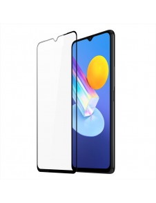 Dux Ducis 9D Tough Screen Protector i härdat glas helt täckt med ram för Vivo Y72 5G - Genomskinligt (väskvänlig)