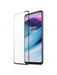 Dux Ducis 9D Tough Screen Protector i härdat glas heltäckt med ram för OnePlus Nord CE 5G - Genomskinligt (väskvänlig)