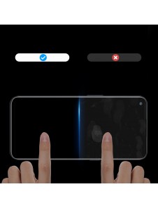 Dux Ducis 9D Tough Screen Protector i härdat glas heltäckt med ram för OnePlus Nord CE 5G - Genomskinligt (väskvänlig)