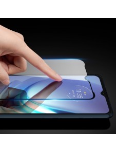 Dux Ducis 9D Tough Screen Protector i härdat glas heltäckande med ram för Motorola Moto G50 - Genomskinligt (väskvänlig)