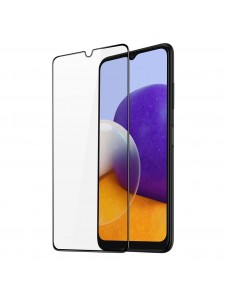 Dux Ducis 9D Tough Screen Protector i härdat glas täckt med ram för Samsung Galaxy A22 4G - Svart (väskvänlig)