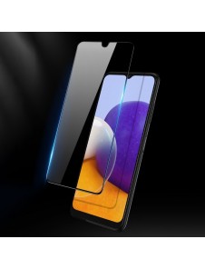 Dux Ducis 9D Tough Screen Protector i härdat glas täckt med ram för Samsung Galaxy A22 4G - Svart (väskvänlig)