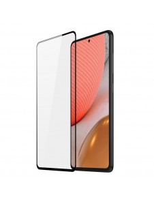 Dux Ducis 9D Tough Screen Protector i härdat glas täckt med ram för Samsung Galaxy A72  - Svart (väskvänlig)