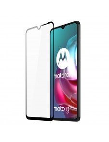 Dux Ducis 9D Tough Screen Protector i härdat glas täckt med ram för Motorola Moto G10 / Moto G20 / Moto G30 - Svart (väskvänlig)