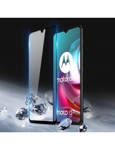 Dux Ducis 9D Tough Screen Protector i härdat glas täckt med ram för Motorola Moto G10 / Moto G20 / Moto G30 - Svart (väskvänlig)
