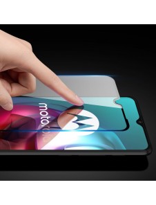 Dux Ducis 9D Tough Screen Protector i härdat glas täckt med ram för Motorola Moto G10 / Moto G20 / Moto G30 - Svart (väskvänlig)