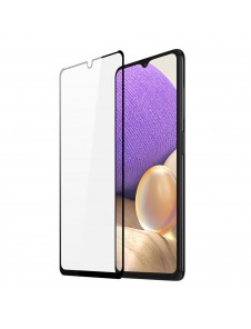 Dux Ducis 9D Tough Screen Protector i härdat glas täckt med ram för Samsung Galaxy A32 5G - Svart (väskvänlig)