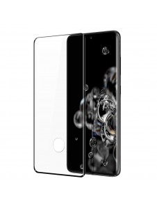 Dux Ducis 9D Tough Screen Protector av härdat glas täckt med ram för Samsung Galaxy S21 Ultra 5G - Svart (välvänlig)