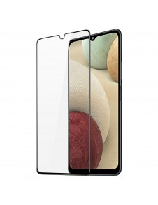 Dux Ducis 9D Tough Screen Protector i härdat glas täckt med ram för Samsung Galaxy A12 / Galaxy M12 - Svart (välvänlig)