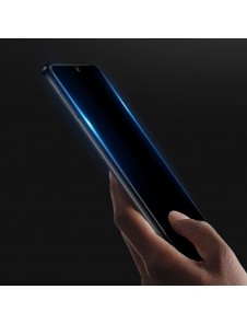 Dux Ducis 9D Tough Screen Protector i härdat glas täckt med ram för Samsung Galaxy A12 / Galaxy M12 - Svart (välvänlig)