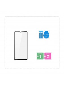 Dux Ducis 9D Tough Screen Protector i härdat glas täckt med ram för Samsung Galaxy A12 / Galaxy M12 - Svart (välvänlig)
