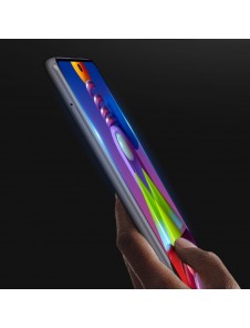 Dux Ducis 9D Tough Screen Protector i härdat glas täckt med ram för Samsung Galaxy M51 - Svart (väskvänlig)