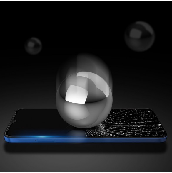 Dux Ducis 9D Tough Screen Protector i härdat glas heltäckande med ram för Motorola Moto G9 Play / Moto E7 Plus - Svart