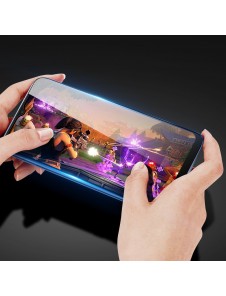 Dux Ducis 9D Tough Screen Protector i härdat glas heltäckande med ram för Motorola Moto G9 Play / Moto E7 Plus - Svart