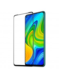 Dux Ducis 9D Tough Screen Protector i härdat glas täckt med ram för Xiaomi Redmi 10X 4G / Redmi Note 9 - Svart (väskvänlig)