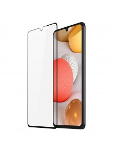 Dux Ducis 9D Tough Screen Protector i härdat glas täckt med ram för Samsung Galaxy A42 5G - Svart (väskvänlig)
