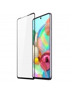 Dux Ducis 9D Tough Screen Protector i härdat glas täckt med ram för Samsung Galaxy A71 - Svart (väskvänlig)