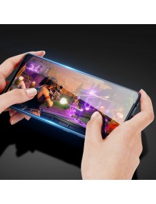 Dux Ducis 9D Tough Screen Protector i härdat glas täckt med ram för Motorola Moto G9 Plus - Svart (välvänlig)