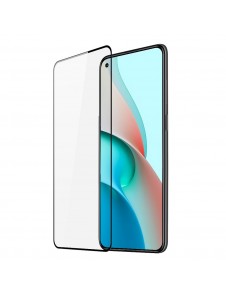 Dux Ducis 10D härdat glas 9H helskärmshärdat glas med ram Xiaomi Redmi Note 9T 5G / Redmi Note 9 5G - Svart (väskvänlig)