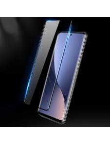 Dux Ducis 10D härdat glas 9H helskärm slitstarkt härdat glas med ram Xiaomi 12 / 12X - svart (väskvänlig)