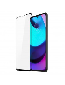 Dux Ducis 10D härdat glas 9H helskärmshärdat glas med ram Motorola Moto E20 - Svart (väskvänlig)