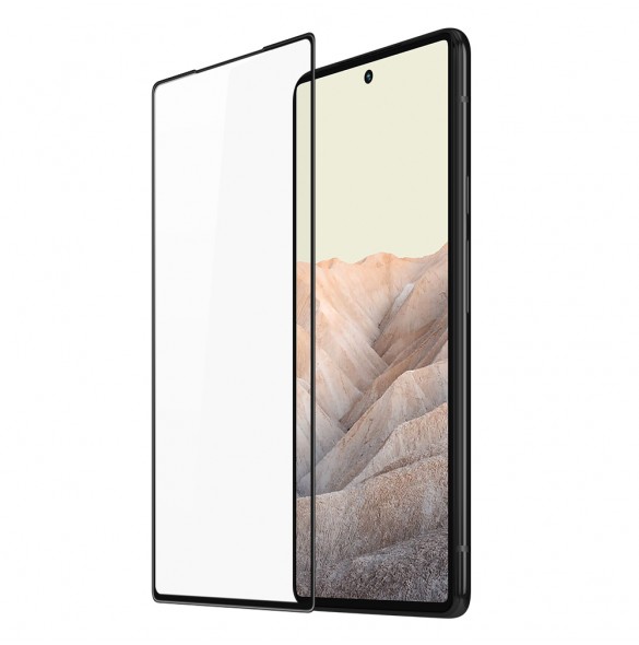 Dux Ducis 10D Tempered Glass 9H helskärmshärdat glas med ram Google Pixel 6 - Svart (fodralvänlig)