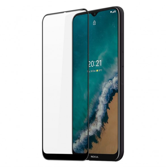 Dux Ducis 10D härdat glas helskärm 9H härdat glas med ram för Nokia G50 - Svart (väskvänlig)