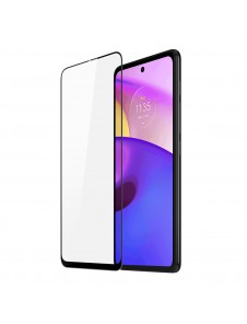 Dux Ducis 10D härdat glas helskärm 9H härdat glas med ram för Motorola Moto E40 - Svart (väskvänlig)