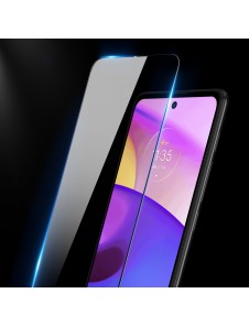 Dux Ducis 10D härdat glas helskärm 9H härdat glas med ram för Motorola Moto E40 - Svart (väskvänlig)
