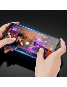 Dux Ducis 10D härdat glas helskärm 9H härdat glas med ram för Motorola Edge 20 Pro - Svart (väskvänlig)