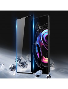 Dux Ducis 10D härdat glas helskärm 9H härdat glas med ram för Motorola Edge 20 Pro - Svart (väskvänlig)