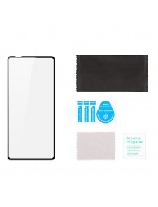 Dux Ducis 10D härdat glas helskärm 9H härdat glas med ram för Motorola Edge 20 Pro - Svart (väskvänlig)