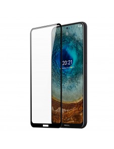 Dux Ducis 10D Tough Screen Protector i härdat glas täckt med ram för Nokia X20 / X10 - Svart (väskvänlig)
