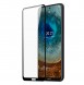 Dux Ducis 10D Tough Screen Protector i härdat glas täckt med ram för Nokia X20 / X10 - Svart (väskvänlig)