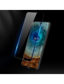 Dux Ducis 10D Tough Screen Protector i härdat glas täckt med ram för Nokia X20 / X10 - Svart (väskvänlig)