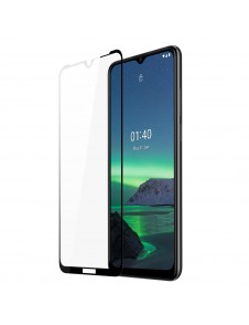 Dux Ducis 10D Tough Screen Protector av härdat glas täckt med ram för Nokia 1.4 - Genomskinlig (välvänlig)