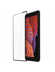 Dux Ducis 10D Tough Screen Protector i härdat glas täckt med ram för Samsung Galaxy XCover Pro - Svart (väskvänlig)