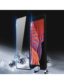 Dux Ducis 10D Tough Screen Protector i härdat glas täckt med ram för Samsung Galaxy XCover Pro - Svart (väskvänlig)